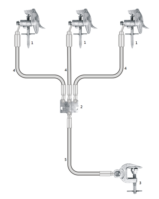 66KV High Voltage Portable Earth Harness