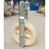 Nylon Wheel Conductor Stringing Pulley Block 